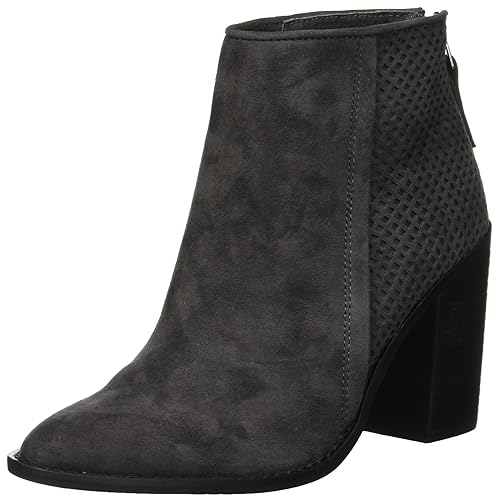 steve madden grey suede booties