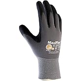 MaxiFlex Endurance 34-844/XL Seamless Knit Nylon Glove with Nitrile Coated Micro-Foam Grip on Palm and Fingers, Micro Dot Palm (Pack of 12)