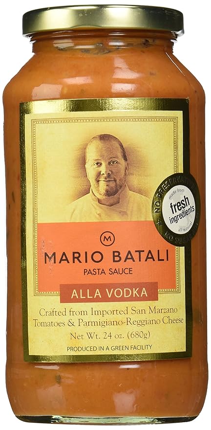 Amazon Com Mario Batali All Vodka Pasta Sauce 24 Oz Italian Sauces Grocery Gourmet Food