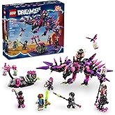 LEGO DREAMZzz The Never Witch’s Nightmare Creatures, Fantasy Animal Kids' Toy, Build a Mech, Wolf or Raven Figure, Building Toy with 5 Minifigures, for 9 Year Old Boys and Girls, 71483