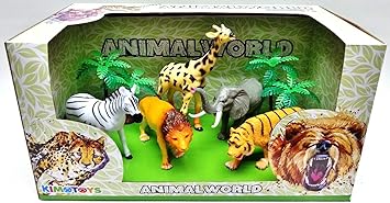 Aet Caja Animales Selva 7 Pcs: Amazon.es: Juguetes y juegos