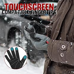 HANDLANDY Winter Work Gloves for Men