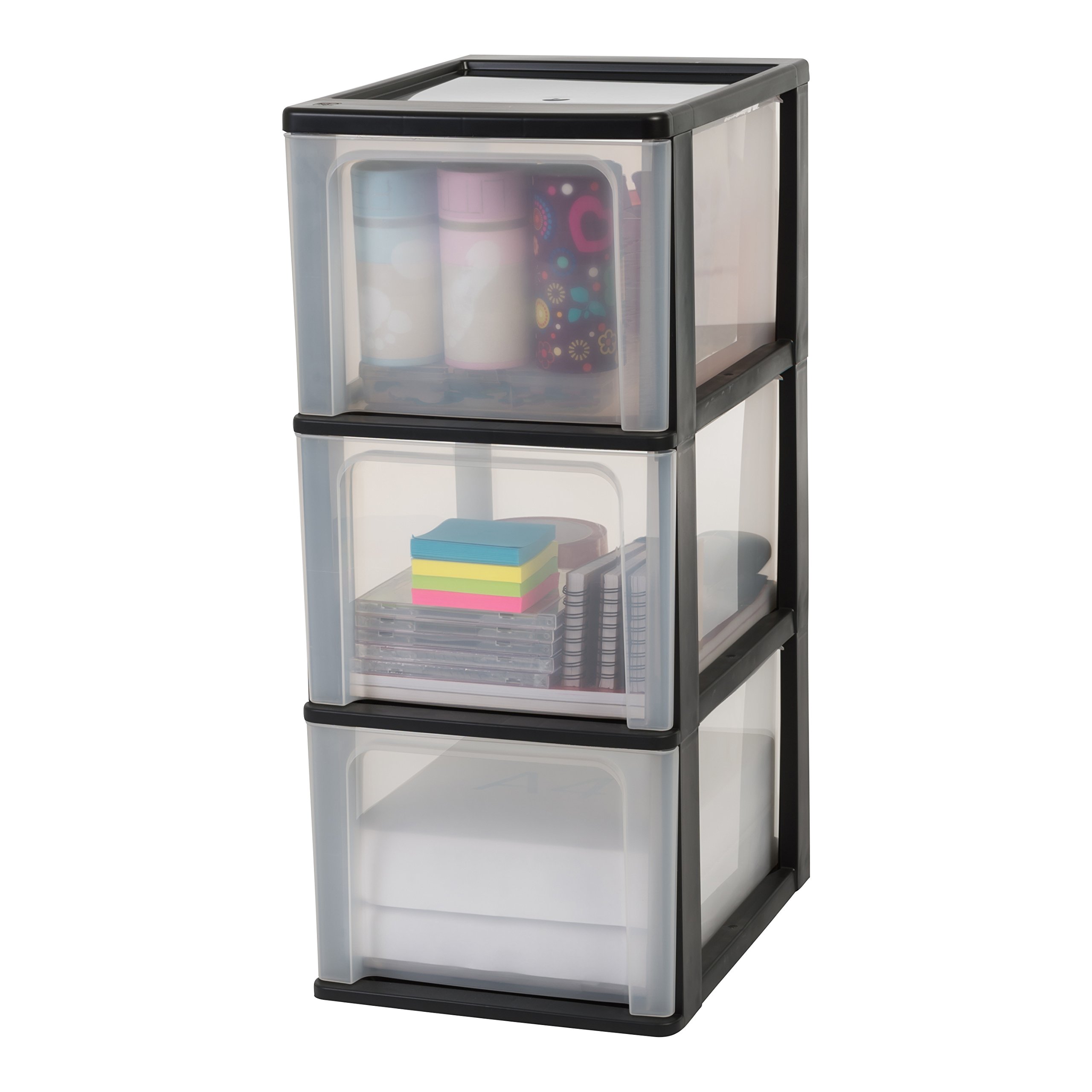 Iris Ohyama, Storage chest, Organizer, 3 drawers of 13 L, A4 size