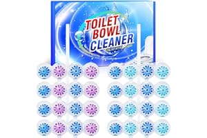 STRN Toilet Bowl Cleaners Rim Hanger, Toilet Bowl Cleaning Balls, Ocean & Lavender Scents, Toilet Bowl Freshener, 8 Packs(32 