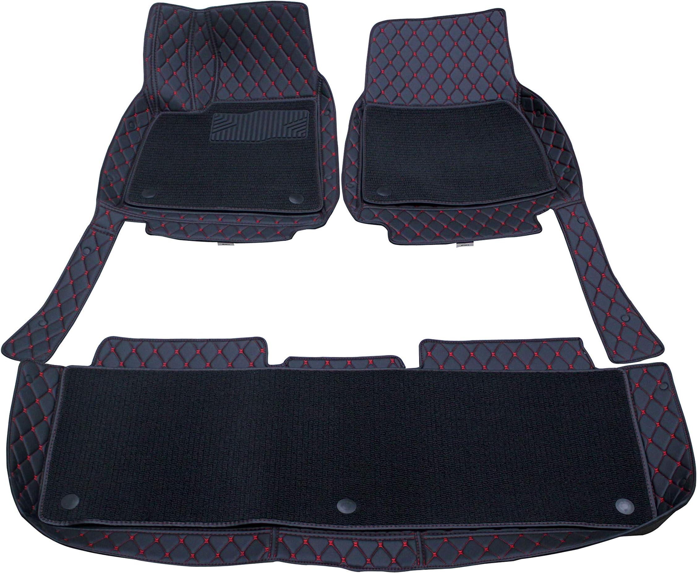 Kanredi Car Floor mat, Custom Full Fit All-Weather Covered Car Carpet FloorLiner Floor Mats for Tesla Model S (Double Layer, Black)