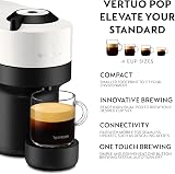 Nespresso Vertuo Pop Automatic Pod Coffee Machine Krups Coconut White view 4