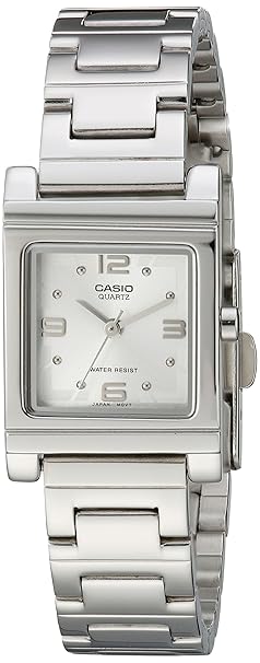 casio quartz silver