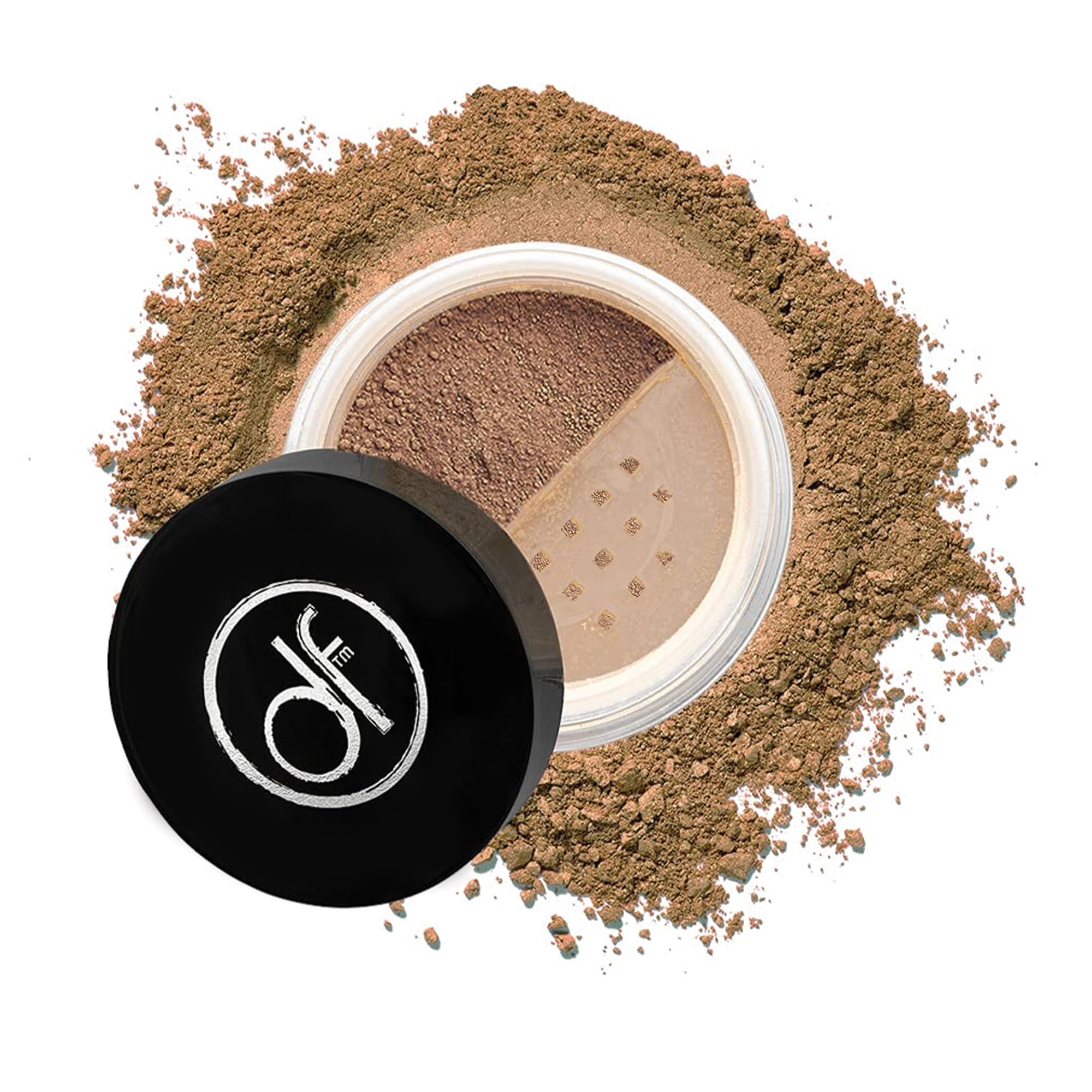 Dermaflage Mineral Powder Foundation - Full Coverage, Talc-Free & Lasting Matte Finish - Natural Ingredients with Antioxidants - Safe for Sensitive Skin & Made in USA