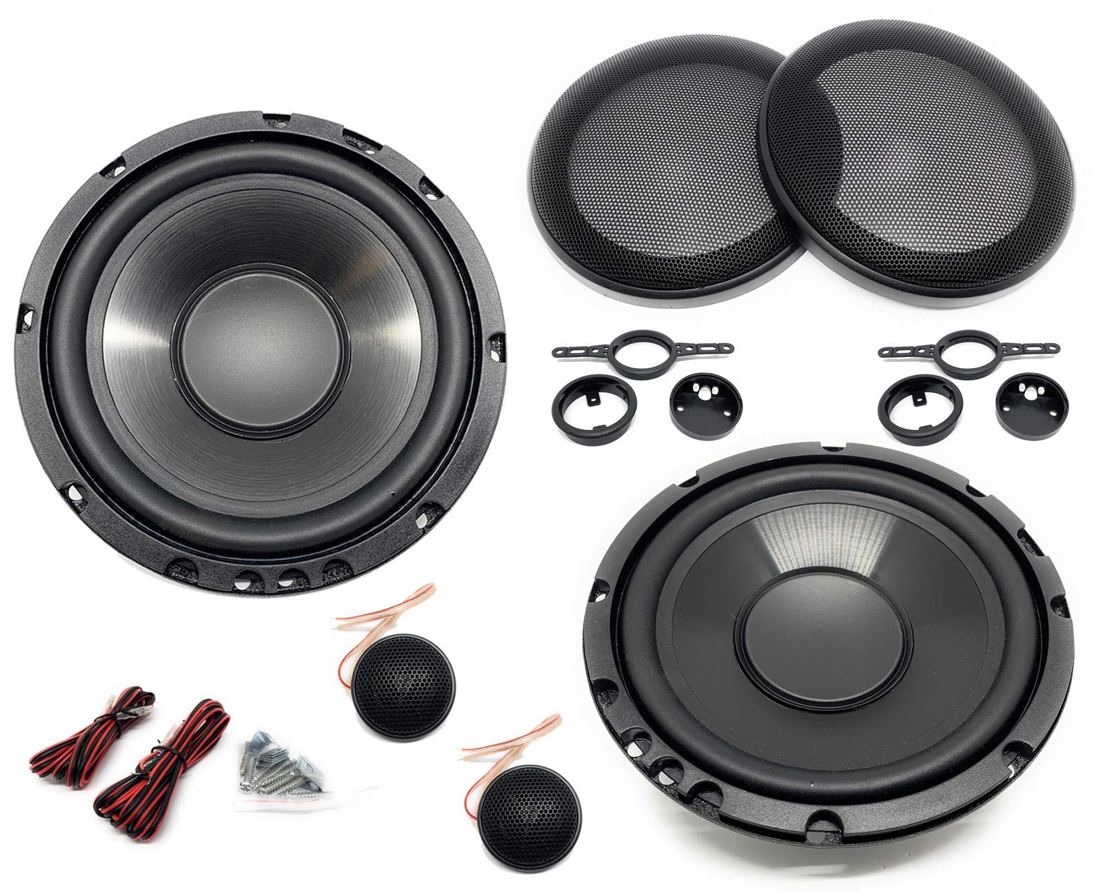 Sound-way Car Speakers 16.5 cm, Universal Car Audio Speakers 2 Ways 120 watts