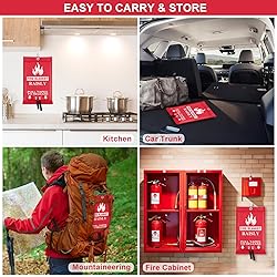 RAISLY Fire Blanket for Home 39'' x 39'' Emergency