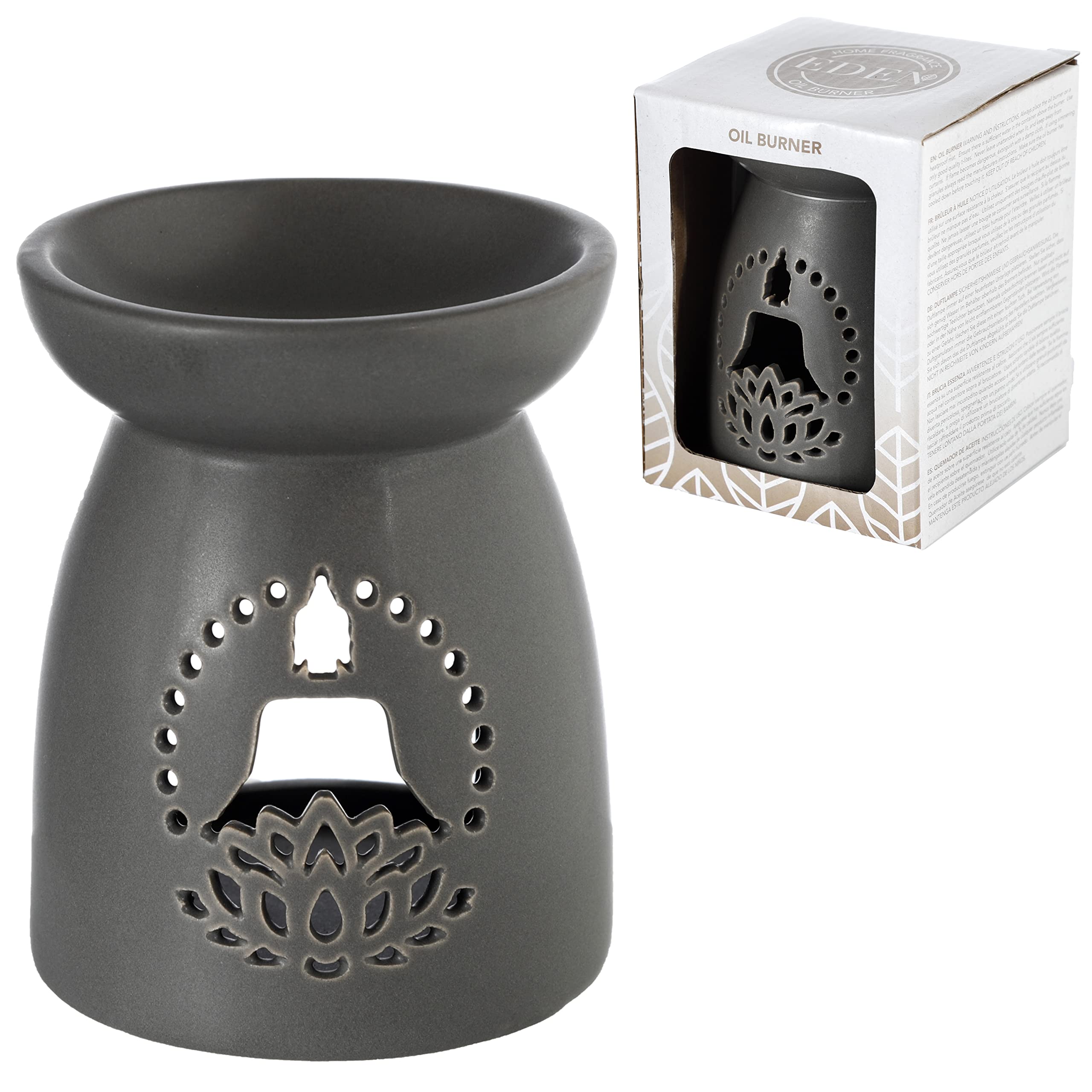 Burning Essence for Scented Ceramic Wax - Carved Buddha