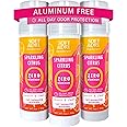 Soft & Dri Sparkling Citrus Aluminum Free Deodorant, 3 oz, Smooth and Clear Stick, pH Balancing Minerals, 3 pack