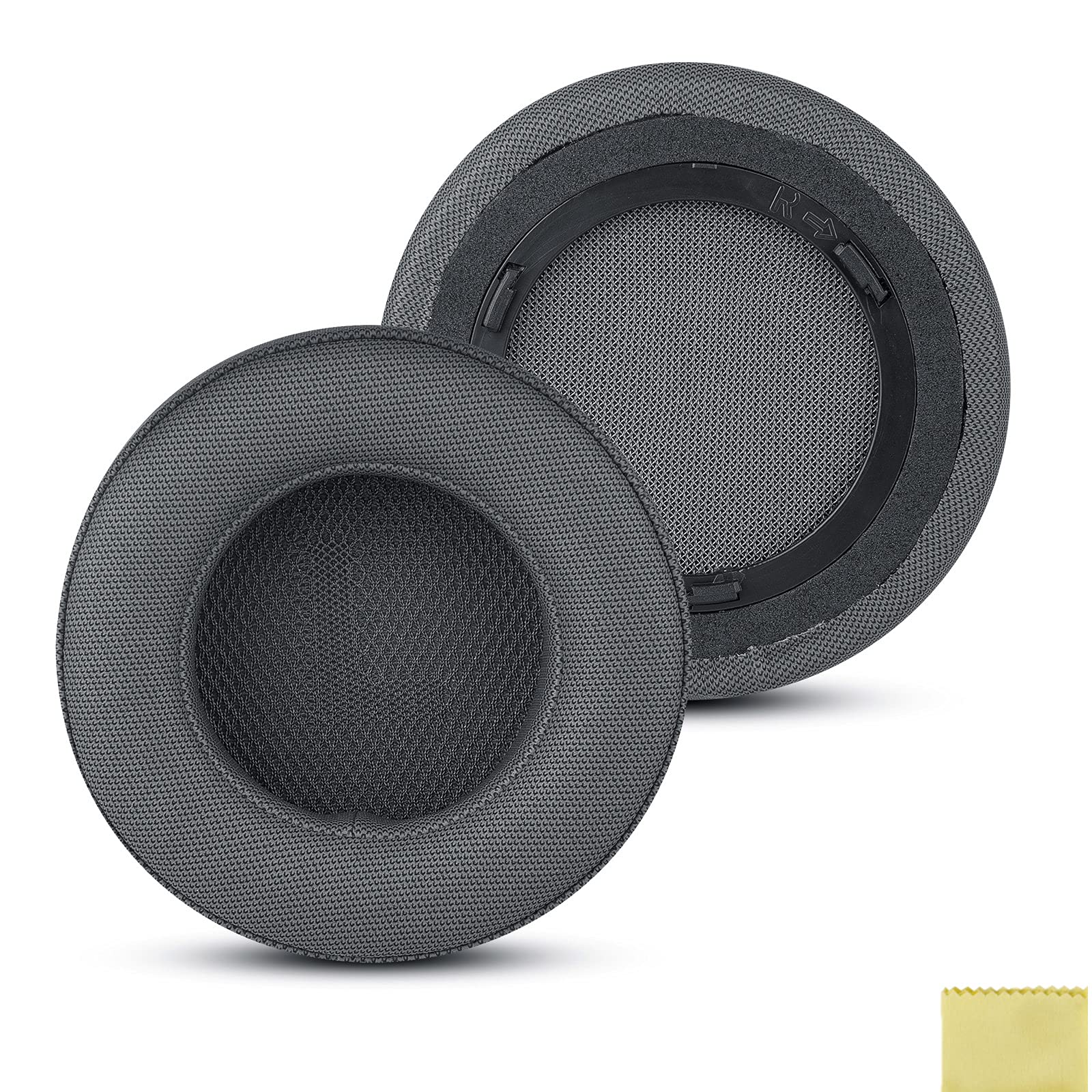 Geekria Replacement Ear Pads for Corsair Virtuoso RGB Wireless/SE/XT Headphones Ear Cushions, Repair Parts (Grey)