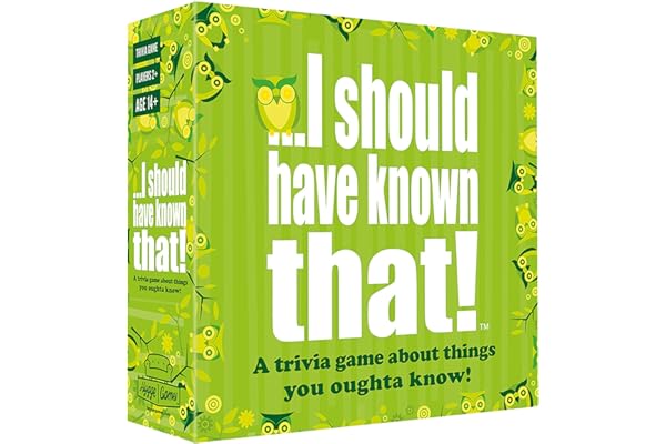 Hygge Games ...I should have known that! Trivia Game Green, More than 2 players