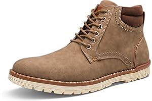 Vostey Men's Boots Hiking Boots for Men Casual Boots Mens Water-Resistant Chukka Boots