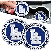 Magaradula 2 Pack Car Cup Coasters for Dodgers Car Accessories Can Protect Car Cup Holder of Car Interior Silicone Coaster (for DQ-BD)