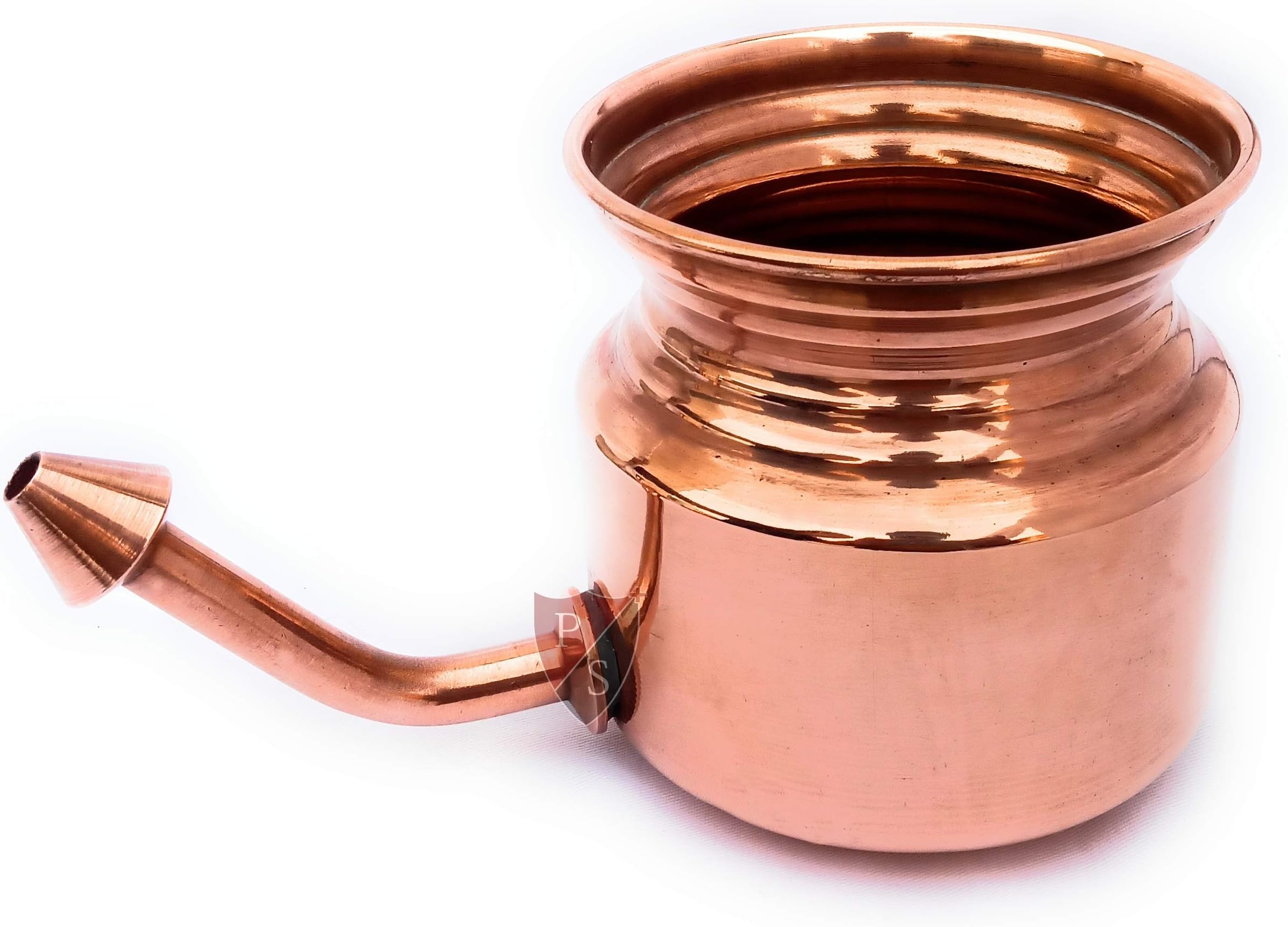 PrimeSurgicals Premium Quality Copper Jal Neti Pot - (without Jal Neti Salt)
