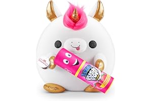 Snackles (Bazooka) Unicorn Super Sized 14 inch Plush by ZURU, Ultra Soft Plush, Collectible Plush with Real Licensed Brands, Stuffed Animal