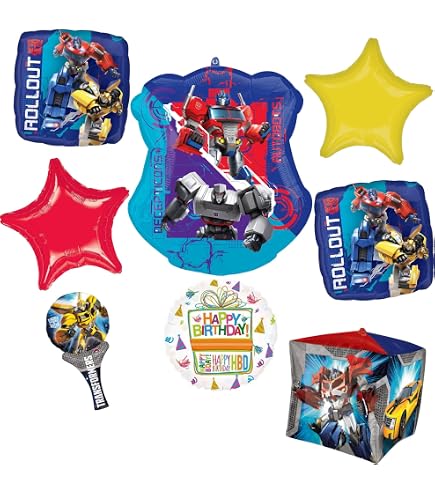Palloncino Mylar Jumbo Di Optimus Prime Transformers – 76 Cm (30 Pollici), A Forma, Con Valvola Autosigillante, Per Aria O Elio - 2