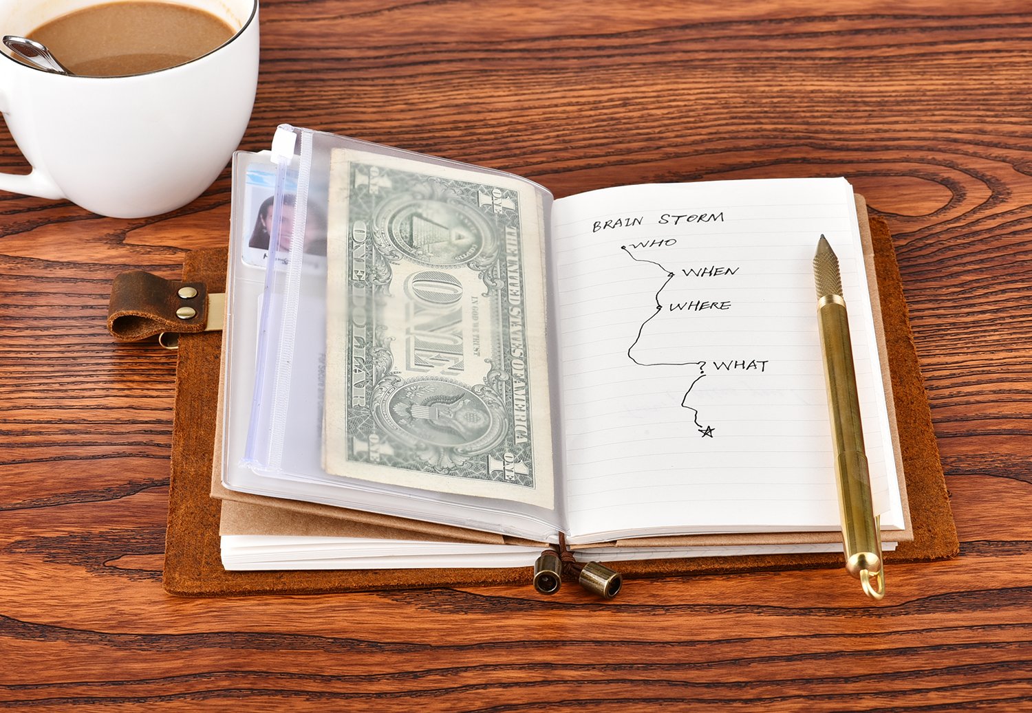 IDEAWIN Handmade Refillable Leather Journal Antique Writing Notebook Genuine Leather Refillable Diary for Men Women Writing, Drawing, Sketching