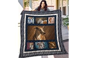 Whippet Quilt Bed Set Custom Quilt Bed Set, Bedding Sets & Collections, Queen Bed Set, King Bed Set, Comes with Pillow Cases 