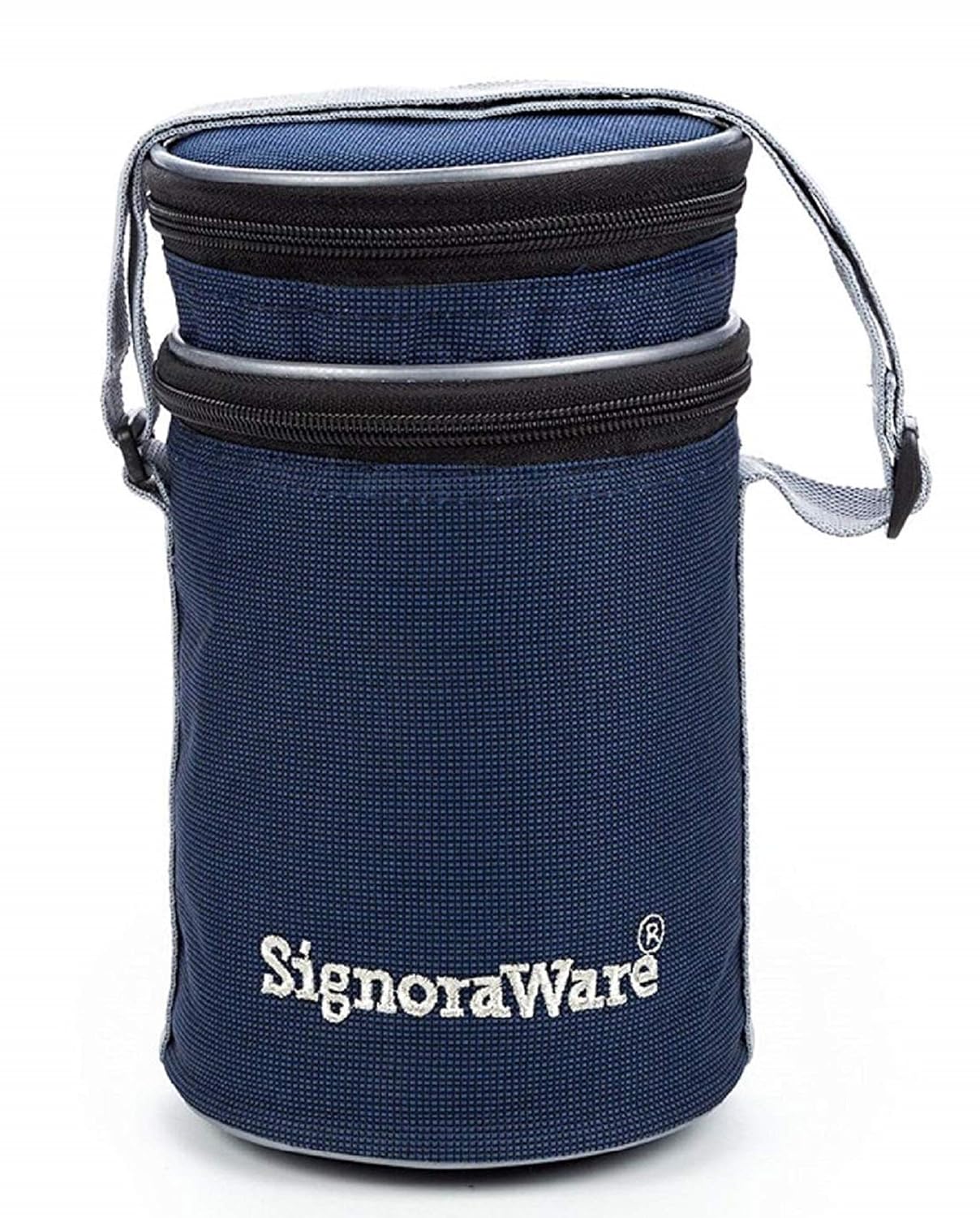 signoraware executive glass lunch box with bag