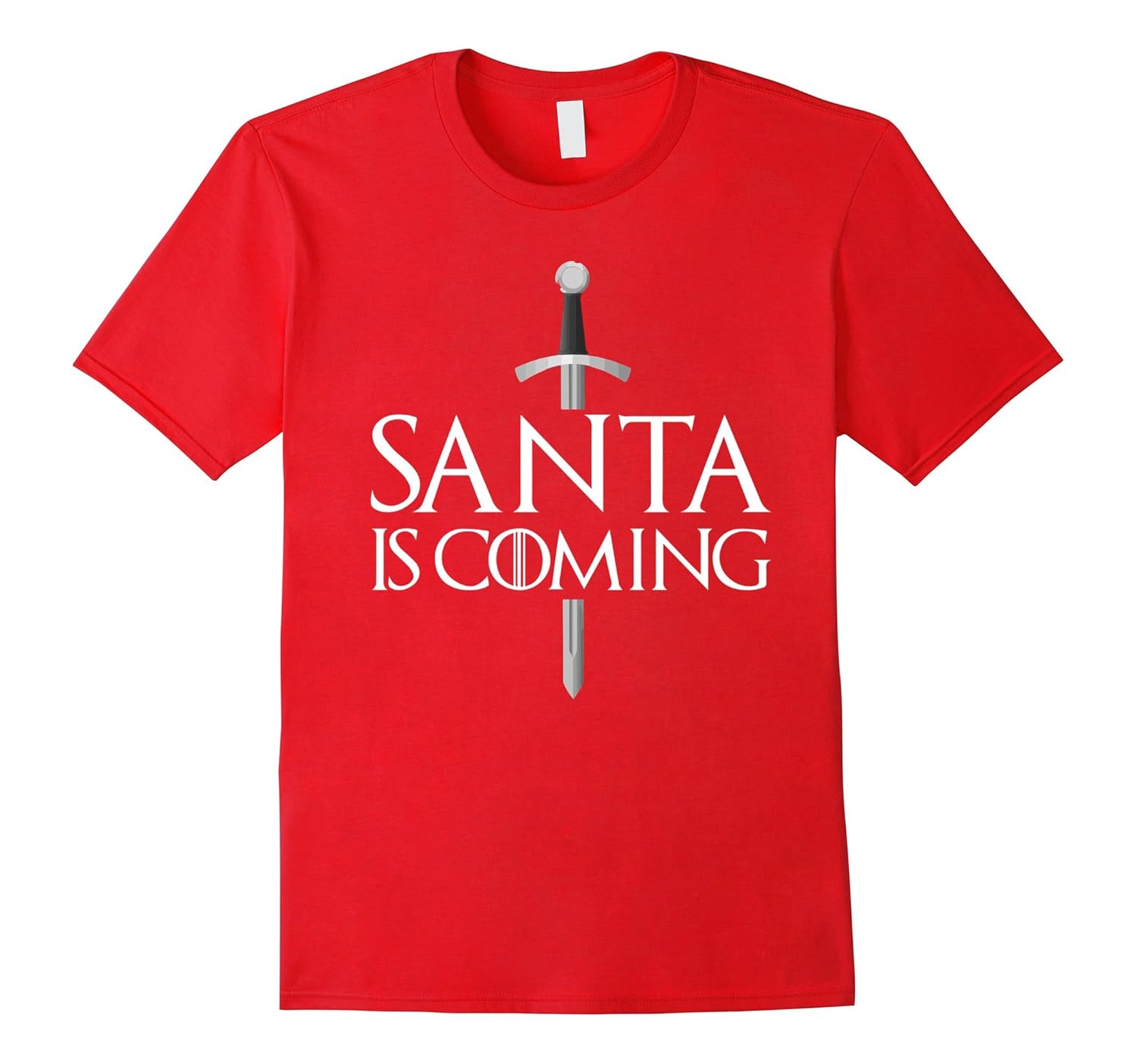 Santa Is Coming Christmas T Shirt-ANZ