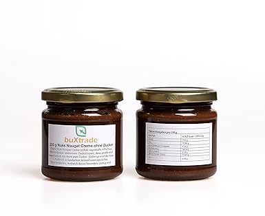 Nuss Nougat Creme OHNE ZUCKER (200g) - Mit Xylit gesüßt