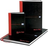 Black n' Red Oxford A4 Notebook Casebound Hardback 192 Pages view 5