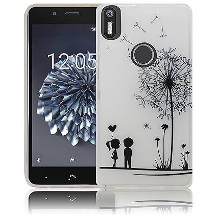 bq Aquaris X5 Plus Passend Pusteblume Handy-Hülle Silikon - staubdicht, stoßfest & leicht - Smartphone-Case
