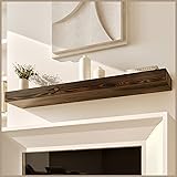 Avana Fireplace Mantel Shelf 60 Inch - Natural Wood