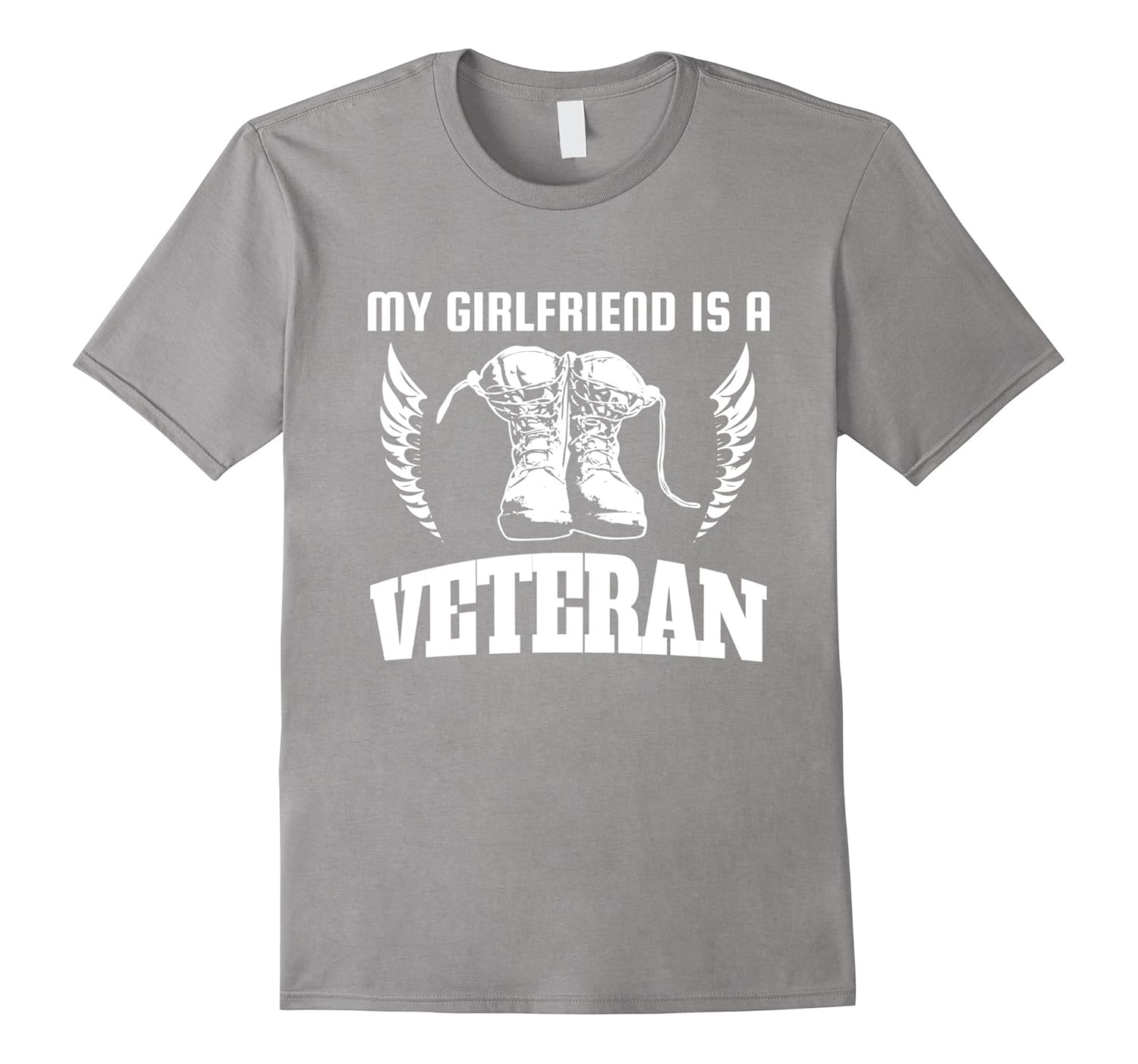 My Girlfriend Is A Veteran Tshirt-ANZ