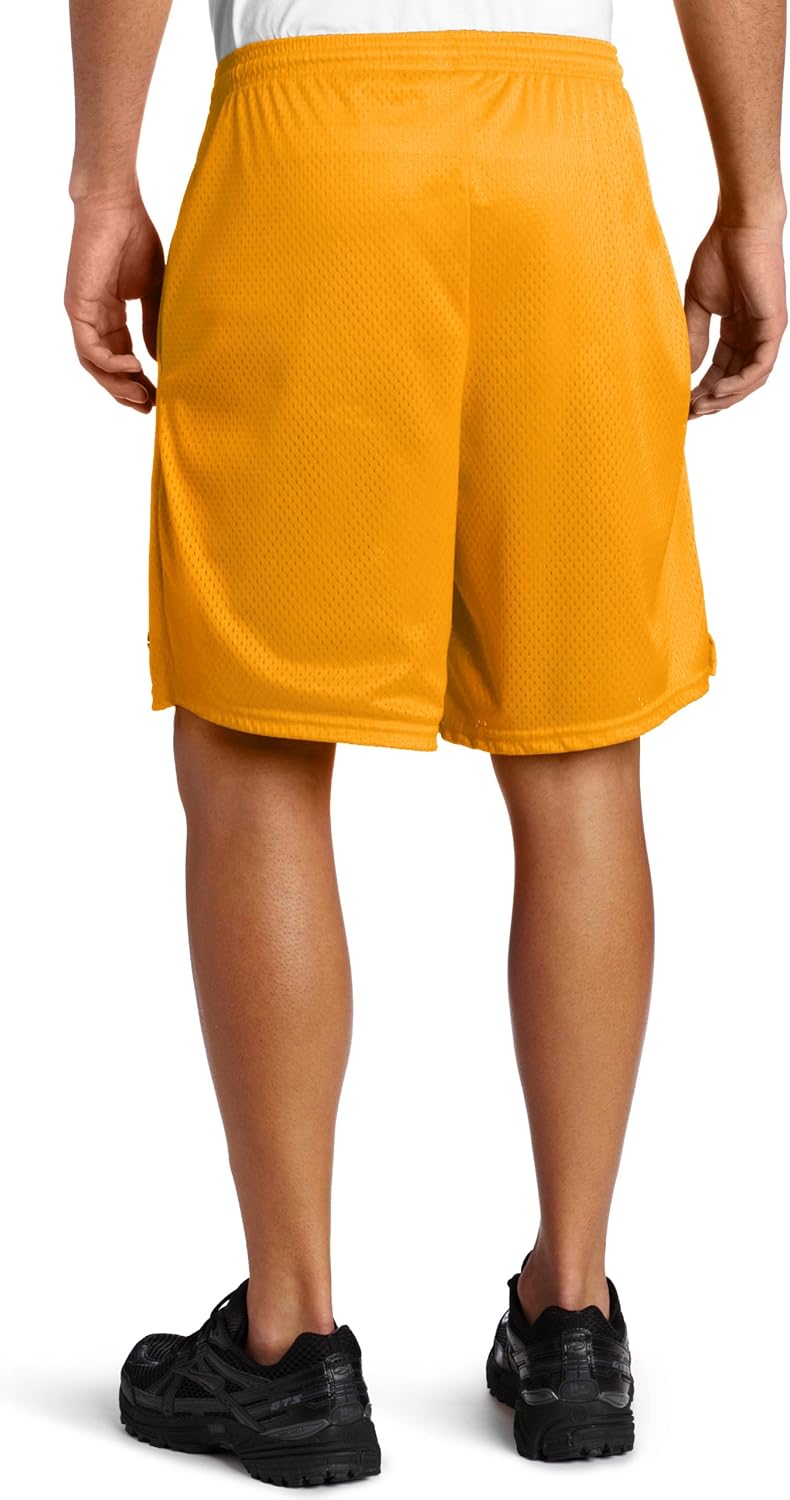 Champion Men's Long Mesh Short with Pockets: Champion: Clothing