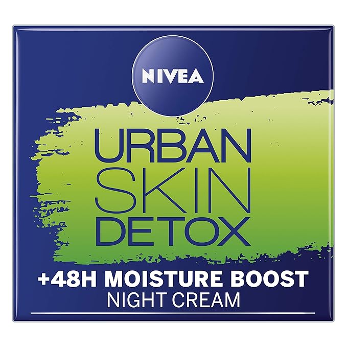 nivea urban skin detox night gel moisturizer