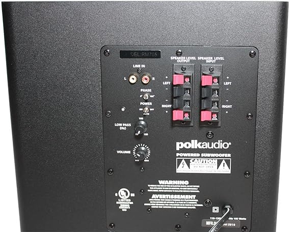 polk audio rm705 subwoofer