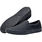 Shoes For Crews Unisex Slip-On Work Shoes - Comfortable, Water-Resistant & Non-Slip Footwear for Men & Women - Ideal for Food Service, Healthcare & Hospitality Professionals - Merlin Slip-On