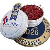 Saffron Threads - 100% Fresh, Pure Saffron from Afghanistan - Premium Award Winner Red Saffron Threads for Cooking Spanish Rice Paella &amp; Risotto, Golden Milk, Tea &amp; More - Divine Healing Saffron, 1g