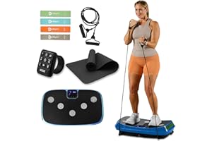 Lifepro Rumblex 4D Vibration Plate Exercise Machine with Triple Motor Oscillation, Linear, and Pulsation – Advanced 4D Vibration Technology for Whole Body Fitness, Weight Loss and Recovery at Home