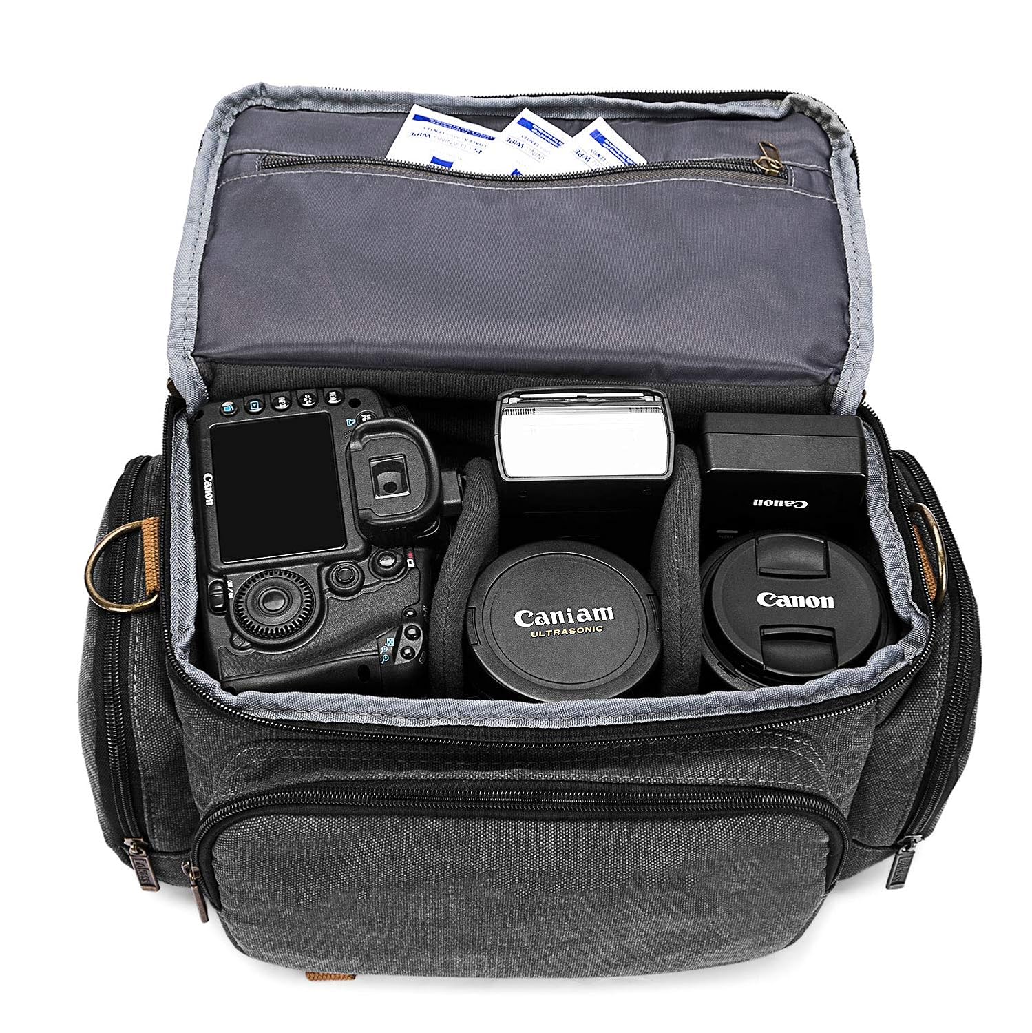 Bolso de la cámara de Srotek Bolso de la Bolsa de Mensajero de la ...