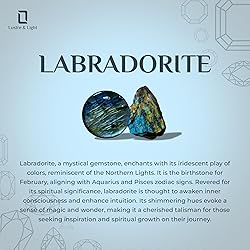LUSTRE AND LIGHT Oval Shape Natural Labradorite