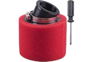 MWMNUN 38mm angled foam air filter pod Apply to 50cc 70cc 90cc 110cc 125cc 150cc GY6 Motorcycle Atv Scooter Quad Go Kart Moped Pit Dirt Bike Parts