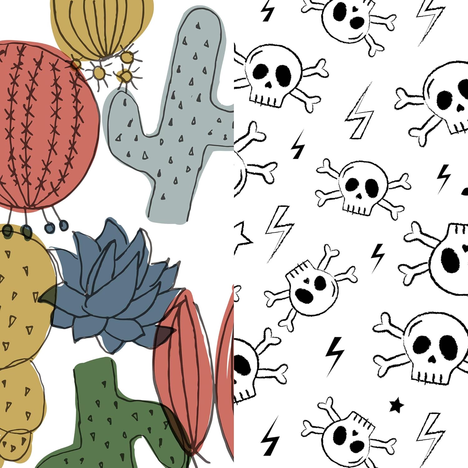 The Honest Company | Club Box | Clean Conscious Diapers | Cactus Cuties + Skulls, Size 3, 68 Count, packaging may vary: Health & Personal Care