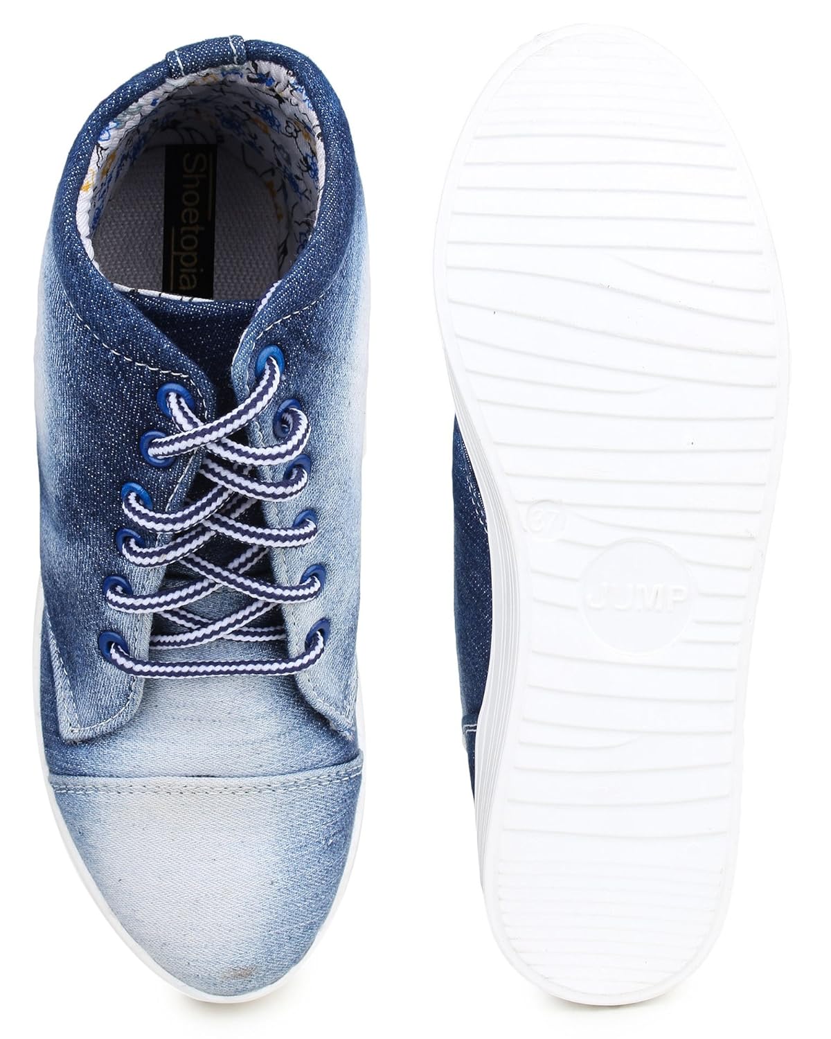 do bhai stylish casual denim sneakers