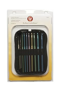 Boye Crochet Master Steel and Aluminum Crochet Hooks Set