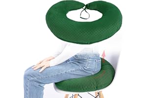 WUWUMILINE BBL Pillow After Surgery for Butt Sleeping, Brazilian Butt Lift Recovery Pillow for Sitting Sleeping Driving, Butt Augmentation Recovery Pillow, Post Recovery Brazilian Butt Lift Pillow (EmeraldGreen)