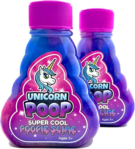glitter unicorn poop slime
