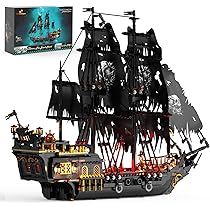 Amazon.com: JMBricklayer Pirate Ship Building Toys with