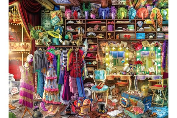Buffalo Games - Aimee Stewart - Backstage at The Theater - 1000 Piece Jigsaw Puzzle