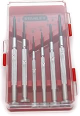 STANLEY Precision Screwdriver Set 6 Pieces Hex Handle Revolving Head 1-66-039 view 4
