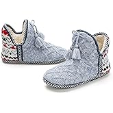 Cozylook Women's Bootie Slippers, Cozy House Shoes with Memory Foam, Plush Fleece Lining, Indoor/Outdoor Anti-Slip Sole
